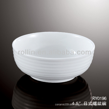 Japón estilo de buena calidad porcelana whorl tazón de arroz